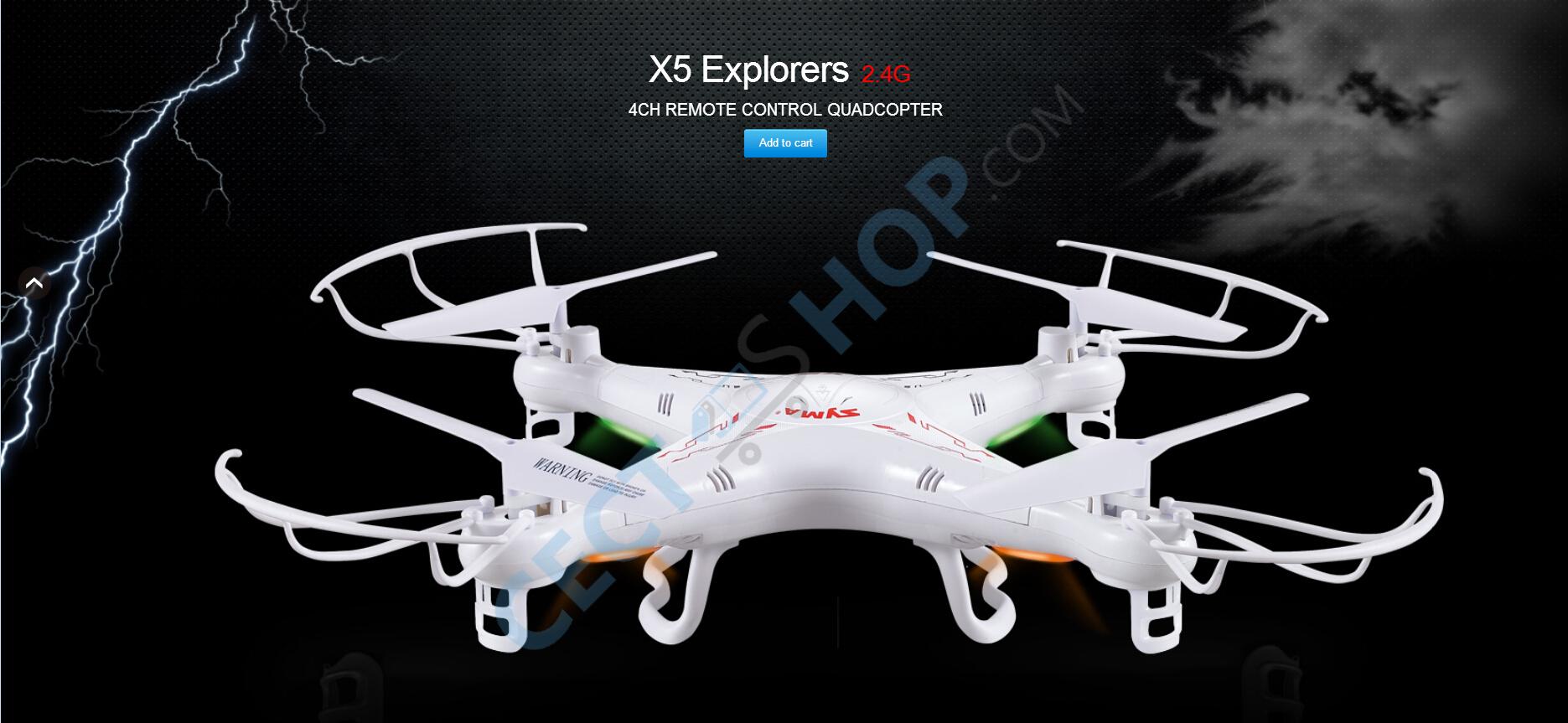 Explorers 4ch sales remote control quadcopter