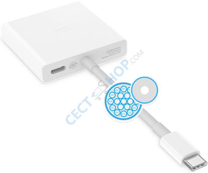 XIAOMI USB Type-C to HDMI Multi-function Adapter - 4K HDMI USB 3.0 USB ...