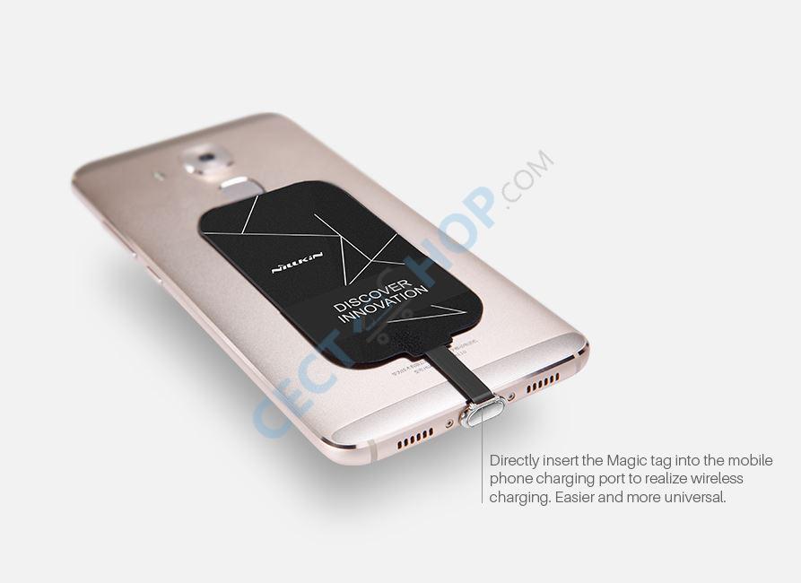 Parche receptor para carga inalámbrica Nillkin Magic Tag Qi. Apto para  dispositivos Apple y Android