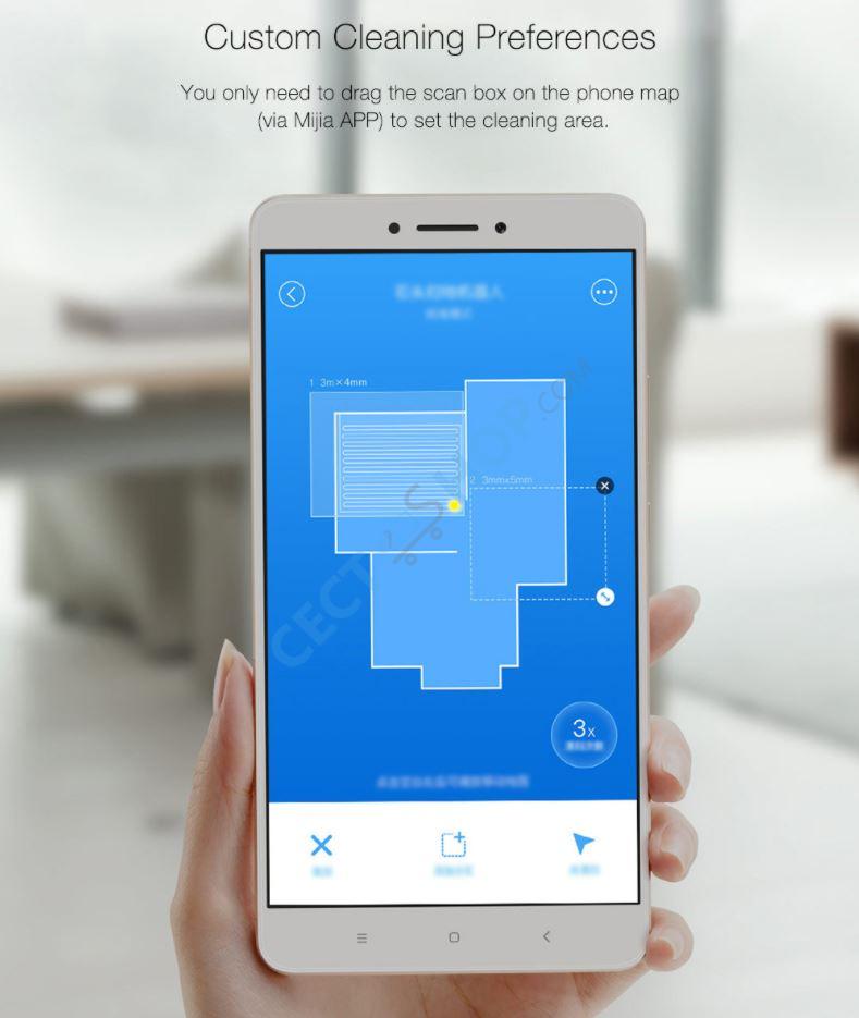 Xiaomi MiJia Roborock Mi Robot Vacuum Cleaner 2 2 in 1 Sweep and Mop
