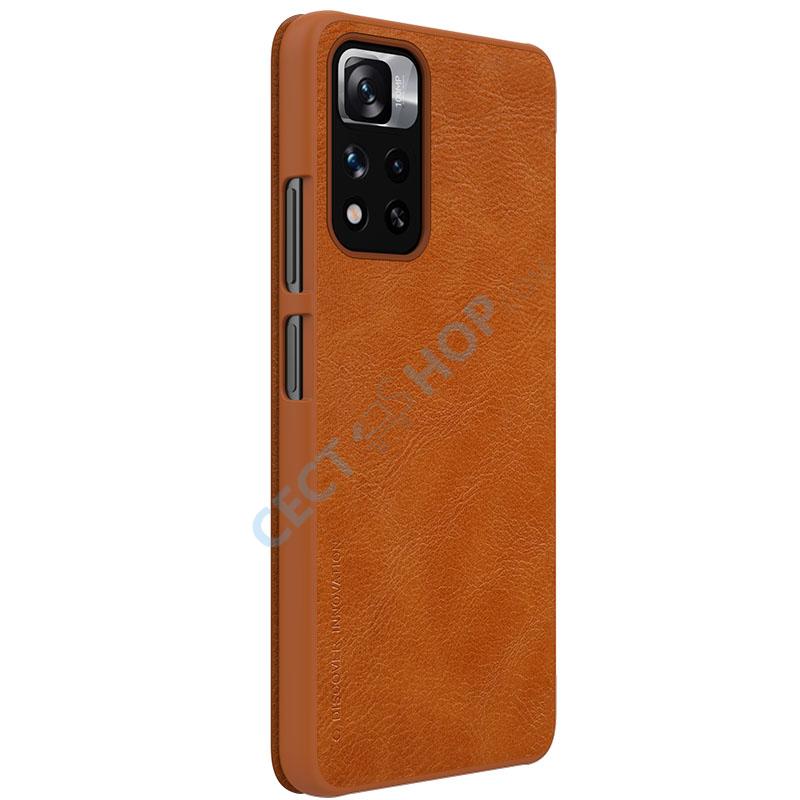 Redme Note 11 Pro 5G Case Leather Smart Window Flip Cover For